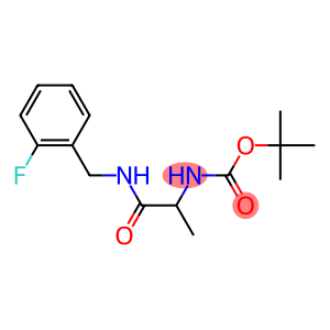 tert-butyl 2-[(2-fluorobenzyl)amino]-1-methyl-2-oxoethylcarbamate