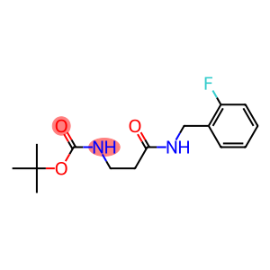 tert-butyl 3-[(2-fluorobenzyl)amino]-3-oxopropylcarbamate