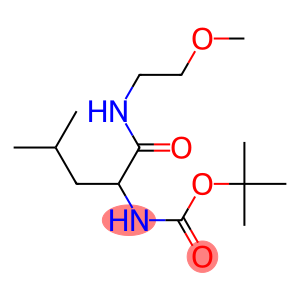 tert-butyl 1-{[(2-methoxyethyl)amino]carbonyl}-3-methylbutylcarbamate