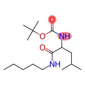 tert-butyl N-[3-methyl-1-(pentylcarbamoyl)butyl]carbamate