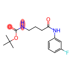 tert-butyl 4-[(3-fluorophenyl)amino]-4-oxobutylcarbamate