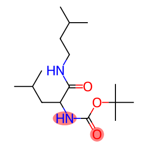 tert-butyl N-{3-methyl-1-[(3-methylbutyl)carbamoyl]butyl}carbamate