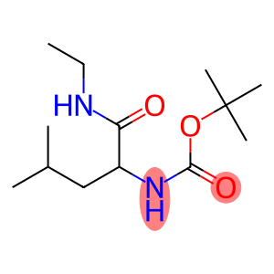 tert-butyl 1-[(ethylamino)carbonyl]-3-methylbutylcarbamate