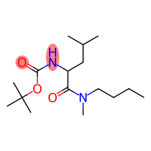 tert-butyl N-{1-[butyl(methyl)carbamoyl]-3-methylbutyl}carbamate