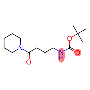 tert-butyl 4-oxo-4-piperidin-1-ylbutylcarbamate