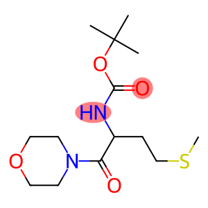 tert-butyl N-[4-(methylsulfanyl)-1-(morpholin-4-yl)-1-oxobutan-2-yl]carbamate