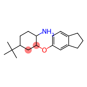 4-tert-butyl-2-(2,3-dihydro-1H-inden-5-yloxy)cyclohexan-1-amine