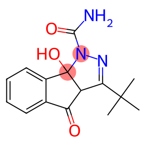 3-(tert-butyl)-8b-hydroxy-4-oxo-4,8b-dihydroindeno[1,2-c]pyrazole-1(3aH)-carboxamide