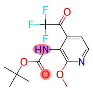 tert-butyl 2-methoxy-4-(2,2,2-trifluoroacetyl)pyridin-3-ylcarbamate