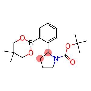 TERT-BUTYL 2-[2-(5,5-DIMETHYL-1,3,2-DIOXABORINAN-2-YL)PHENYL]PYRROLIDINE-1-CARBOXYLATE