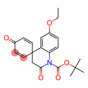 TERT-BUTYL-6'-ETHOXY-2',4-DIOXO-2',3'-DIHYDRO-1'H-SPIRO[CYCLOHEXA-2,5-DIENE-1,4'-QUINOLINE]-1'-CARBOXYLATE