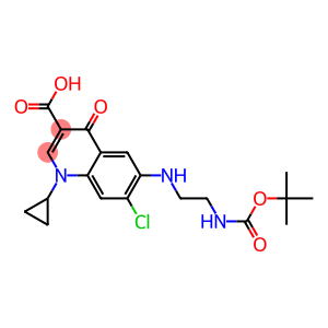 6-[(2-TERT-BUTOXYCARBONYLAMINOETHYL)AMINO]-7-CHLORO-1-CYCLOPROPYL-1,4-DIHYDRO-4-OXO-QUINOLINE-3-CARBOXYLIC ACID