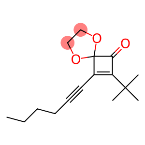 7-tert-Butyl-8-(1-hexynyl)-1,4-dioxaspiro[4.3]oct-7-en-6-one