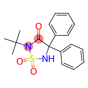 2-tert-Butyl-4,4-diphenyl-4,5-dihydro-1,2,5-thiadiazole-3(2H)-one 1,1-dioxide