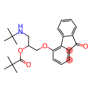 4-(3-tert-Butylamino-2-pivalyloxypropoxy)-9H-fluoren-9-one