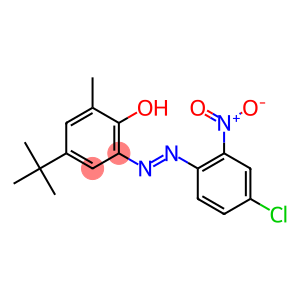 4-tert-Butyl-2-(4-chloro-2-nitrophenylazo)-6-methylphenol