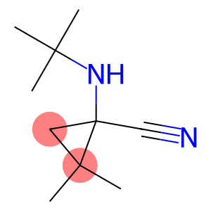 1-[(tert-Butyl)amino]-2,2-dimethylcyclopropane-1-carbonitrile