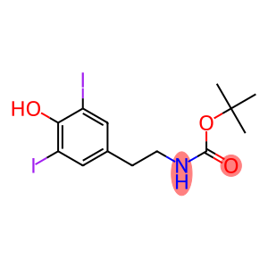 tert-Butyl 4-hydroxy-3,5-diiodophenethylcarbaMate