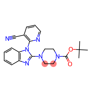 tert-butyl 4-(1-(3-cyanopyridin-2-yl)-1H-benzo[d]iMidazol-2-yl)piperazine-1-carboxylate