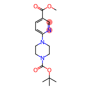 4-[5-(Methoxycarbonyl)pyridin-2-yl]piperazine, N1-BOC protected