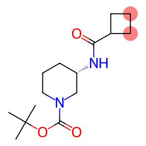 tert-Butyl (3S)-3-[(Cyclobutylcarbonyl)amino]piperidine-1-carboxylate, (3S)-1-(tert-Butoxycarbonyl)-3-[(cyclobutylcarbonyl)amino]piperidine