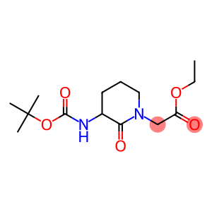 (3-tert-Butoxycarbonylamino-2-oxo-piperidin-1-yl)-acetic acid ethyl ester