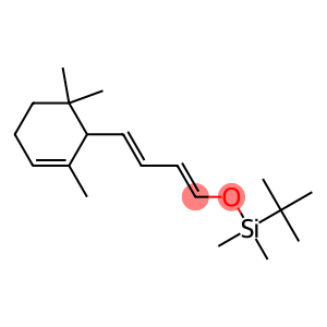 t-Butyl-dimethyl-[4-(2,6,6-trimethyl-cyclohex-2-enyl)-buta-1,3-dienylo xy]-silane