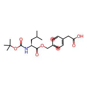 4-(T-BUTYLOXYCARBONYL-LEUCYLOXYMETHYL)-PHENYLACETIC ACID