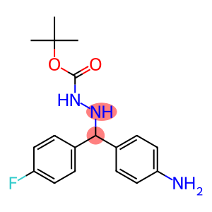 1-tBOC-2-((4-fluorophenyl)(4-aminophenyl)methyl)hydrazine