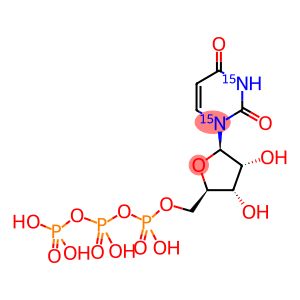 URIDINE 5'-TRIPHOSPHATE (U-15N2)