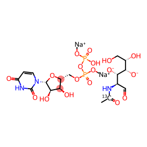 URIDINE DIPHOSPHATE-ALPHA-N-ACETYL-D-[1-13C]GLUCOSAMINE DISODIUM SALT