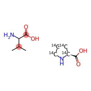 VALINE L-PROLINE [14C(U)] L-PROLINE