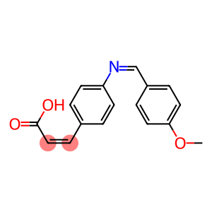 (Z)-3-(4-{[(Z)-(4-methoxyphenyl)methylidene]amino}phenyl)-2-propenoic acid