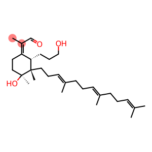 (2Z)-2-[(2S,3S,4S)-4-hydroxy-2-(3-hydroxypropyl)-3,4-dimethyl-3-[(3E,7E)-4,8,12-trimethyltrideca-3,7,11-trienyl]cyclohexylidene]propanal