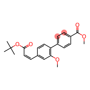 4'-((Z)-2-TERT-BUTOXYCARBONYL-VINYL)-2'-METHOXY-BIPHENYL-4-CARBOXYLIC ACID METHYL ESTER