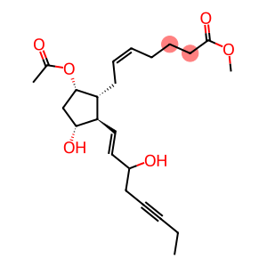 (5Z,8R,9S,11R,13E)-9-Acetyloxy-11-hydroxy-15-hydroxyprosta-5,13-dien-17-yn-1-oic acid methyl ester