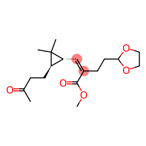 (2Z)-3-[(1R,3R)-2,2-Dimethyl-3-(3-oxobutyl)cyclopropyl]-2-[2-(1,3-dioxolan-2-yl)ethyl]acrylic acid methyl ester