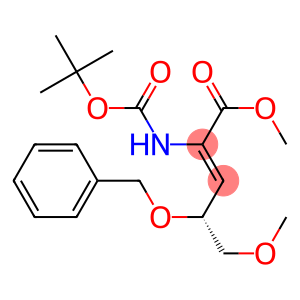 (2Z,4R)-5-Methoxy-4-benzyloxy-2-(tert-butyloxycarbonylamino)-2-pentenoic acid methyl ester