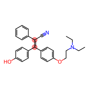 (Z)-2-Phenyl-3-(4-hydroxyphenyl)-3-[4-[2-(diethylamino)ethoxy]phenyl]propenenitrile