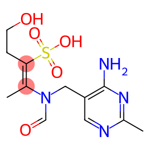 (Z)-2-(N-((4-AMINO-2-METHYL-5-PYRIMIDINYL)METHYL)FORMAMIDO)-5-HYDROXY-2-PENTENE-3-SULFONICACID