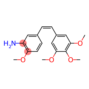 (Z)-2-METHOXY-5-[2-(3,4,5-TRIMETHOXYPHENYL)VINYL]PHENYLAMINE