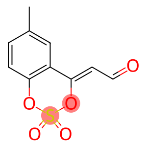 (4Z)-6-Methyl-4-(formylmethylene)-4H-1,3,2-benzodioxathiin 2,2-dioxide