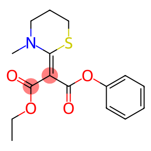 (Z)-2-[(3-Methyl-3,4,5,6-tetrahydro-2H-1,3-thiazin)-2-ylidene]malonic acid 1-phenyl 3-ethyl ester