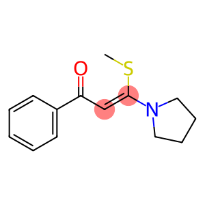 (Z)-3-(Methylthio)-3-(pyrrolidin-1-yl)-1-phenyl-2-propen-1-one