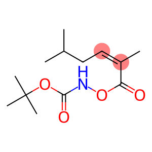 2-(Z)-Hexenoic acid, (4S)-[(t-butoxycarbonyl)amino]-5-methyl-, methyl  ester