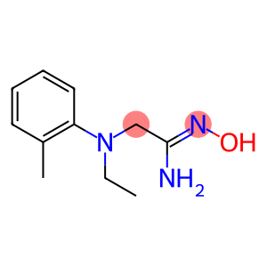 (1Z)-2-[ethyl(2-methylphenyl)amino]-N'-hydroxyethanimidamide