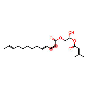 [2Z,4E,11E,(-)]-2,4,11-Tridecatrienoic acid [(2S)-2-hydroxy-2-[(3-methyl-2-butenoyl)oxy]ethyl] ester