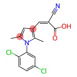 (2Z)-2-CYANO-3-[1-(2,5-DICHLOROPHENYL)-2,5-DIMETHYL-1H-PYRROL-3-YL]ACRYLIC ACID