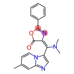 4-[(z)-(dimethylamino)(7-methylimidazo[1,2-a]pyridin-3-yl)methylidene]-2-phenyl-1,3-oxazol-5-one