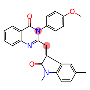 (Z)-2-((1,5-DIMETHYL-2-OXOINDOLIN-3-YLIDENE)METHYL)-3-(4-METHOXYPHENYL)QUINAZOLIN-4(3H)-ONE